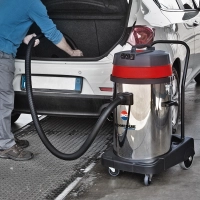 SM 80 F odkurzacz profesjonalny dwu trzy silnikowy INOX Biemmedue pokaz